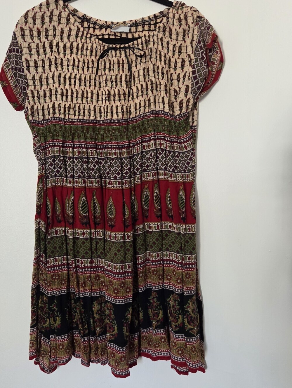 No Brand, Boho Mini Dress Free Size One Size